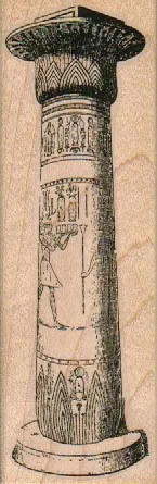 Egyptian Column/Round Top 1 1/2 x 4 1/2-0