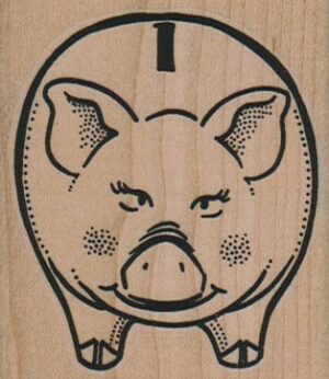 Piggy Bank Face 2 1/4 x 2 1/2-0