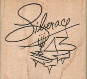 Liberace Signature Piano 2 1/2 x 2 1/4-0
