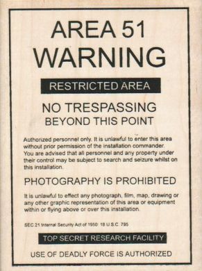 Area 51 Warning 3 1/4 x 4 1/4-0