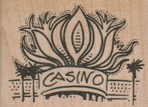 Casino Sign 2 1/2 x 1 3/4-0