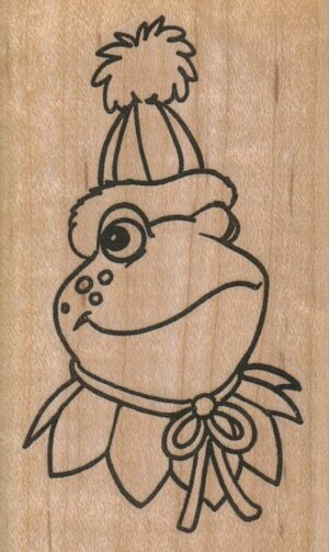 Frog In Party Hat 2 x 3 1/4-0