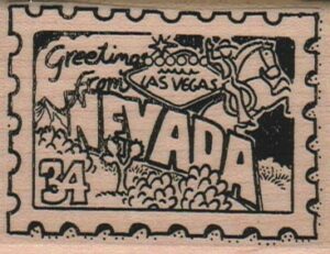 Nevada Postage Stamp 2 x 2 1/2-0