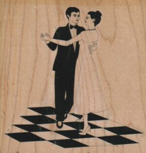 Couple Dancing On Tile 4 3/4 x 4 3/4-0