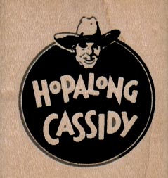 Hopalong Cassidy 1 3/4 x 1 3/4-0