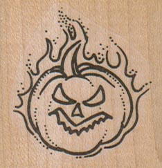 Fiery Jack O' Lantern 1 3/4 x 1 3/4-0