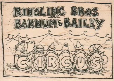 Circus Poster 3 1/2 x 4 3/4-0