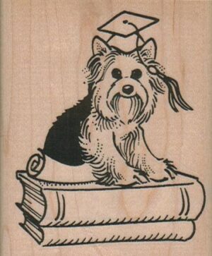 Mortar Dog On Books 2 1/2 x 3-0