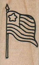 One Star Flag 1 x 1 1/2-0