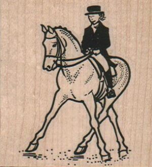 Equestrian Dressage 2 1/4 x 2 1/4-0