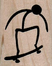 SkateBoarder Figure Bending 1 1/4 x 1 1/2-0