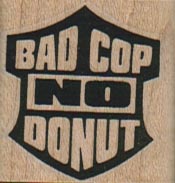 Bad Cop No Donut/Shield 1 1/4 x 1 1/4-0