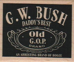 G.W. Bush 2 x 2 1/4-0