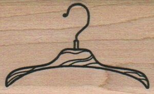 Wooden Coat Hanger 1 1/2 x 2 1/4-0