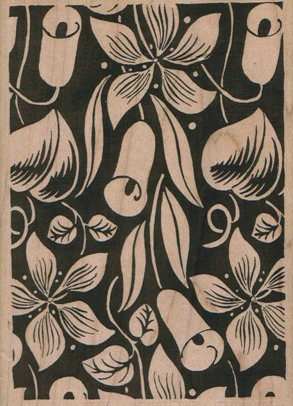 Flowery Background 4 x 5 1/4-0
