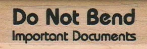 Do Not Bend 3/4 x 2-0