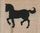 Small Horse Facing Left 1 x 3/4-0