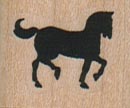Small Horse Facing Right 1 x 3/4-0