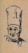 Chef In Hat 3/4 x 1 1/4-0