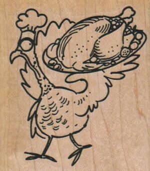 Turkey Carrying Turkey Dinner 2 1/2 x 2 3/4-0