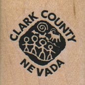 Clark County Nevada Logo 1 1/4 x 1 1/4-0