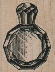 Perfume Bottle 1 1/2 x 1 3/4-0