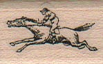Jockey On Horse 3/4 x 1-0
