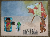 Life's A Beach 1 1/4 x 2 1/4-33472