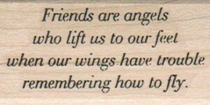 Friends Are Angels 1 1/4 x 2 1/4-0