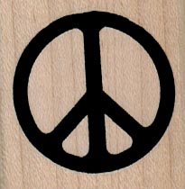Peace Sign 1 1/2 x 1 1/2-0