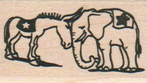 Donkey/Elephant Push 1 1/4 x 2-0