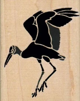 Crane Landing Silhouette 2 1/4 x 2 3/4-0