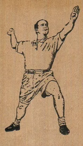 Throwing Man 2 x 3 1/4-0