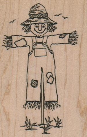 Scarecrow No Feather 2 1/4 x 3 1/4-0