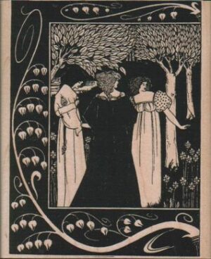 Art Nouveau Ladies/Trees 3 1/2 x 4 1/4-0