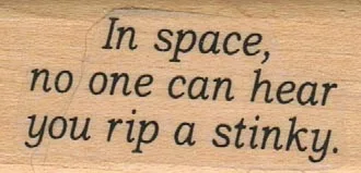 In Space No One Can Hear You 1 x 1 3/4-0