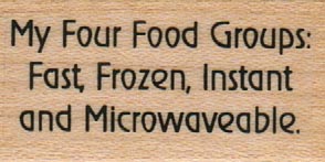 My Four Food Groups: Fast 1 x 1 1/2-0