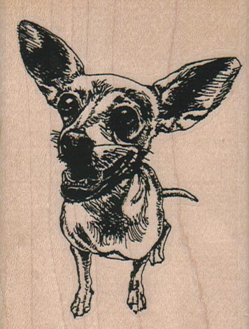 Chihuahua Dog 2 1/2 x 3 1/4-0