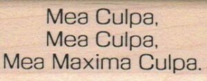 Mea Culpa 1 x 2 1/4-0