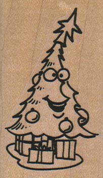 Christmas Tree Face 1 1/2 x 2 1/2-0