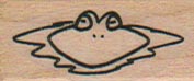 Frog Head Above Water 3/4 x 1 1/4-0