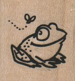 Happy Frog Eyeing Fly 1 x 1-0