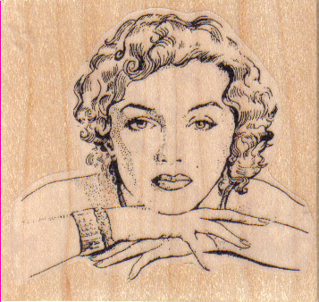 Marilyn Pensive 2 1/2 x 2 1/4-0