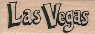 Las Vegas (Outline Letters) 1 x 2 1/4-0