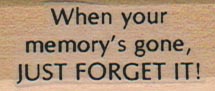 When Your Memory's Gone 3/4 x 1 1/2-0