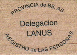 Delegacion Lanus 1 1/2 x 1 3/4-0