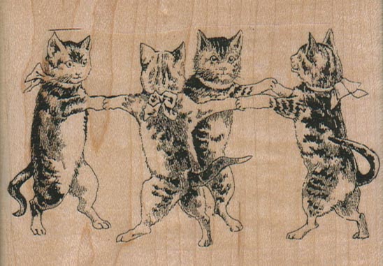 Cat Dance 3 3/4 x 2 3/4-0