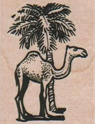 Camel And Palm Tree 1 1/2 x 1 3/4-0
