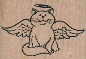 Angel Kitty 2 1/2 x 1 3/4-0