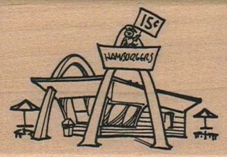 15 Cent Hamburgers 1 3/4 x 2 1/4-0